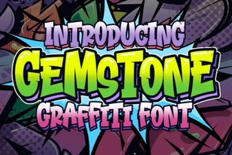 Gemstone Fonts for Creative Design Projects