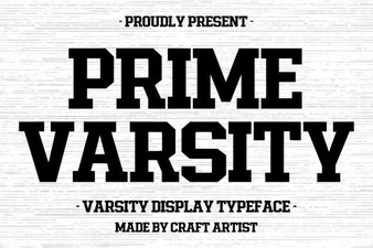 Prime Varsity Font: Creative Typography Projects