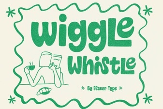 Wiggle Whistle: a Fun Font for Creative Projects