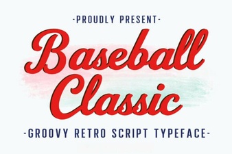 Design Baseball Graphics with Classic Typography