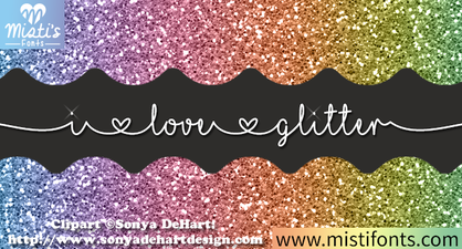 Sparkle Your Projects with Glitter Font
