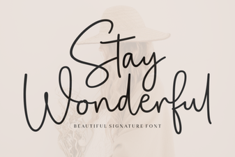 The Stay Wonderful Font for Creative Projects